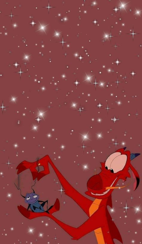 Mulan Phone Wallpaper, Mushu Wallpapers, Wallpaper Iphone Cute Disney, Mulan Wallpapers, Spooky Wallpapers, Wallpapers Disney, Mulan Mushu, Aesthetic Disney, Background Orange