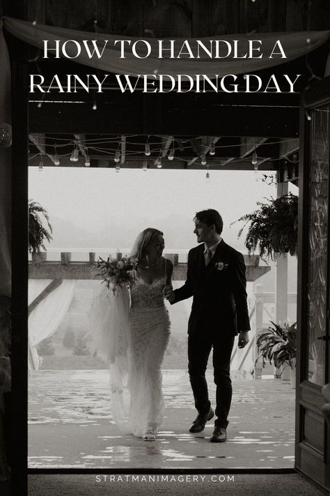 Worried about rain on your wedding day? I’ve compiled some of my favorite rainy wedding day photos and tips for capturing the romantic rainy wedding aesthetic and getting amazing rainy wedding day photos despite the forecast! Learn how to handle a rainy wedding ceremony with these ideas, and book Lauren for your intimate NYC or NC wedding or elopement at Stratmanimagery.com! Rainy Wedding Ideas, Film Style Photography, Rainy Wedding Photos, North Carolina Mountain Wedding, Rainy Wedding Day, Wedding Venues North Carolina, Picnic Engagement, Wedding Day Photos, Intimate Wedding Venues