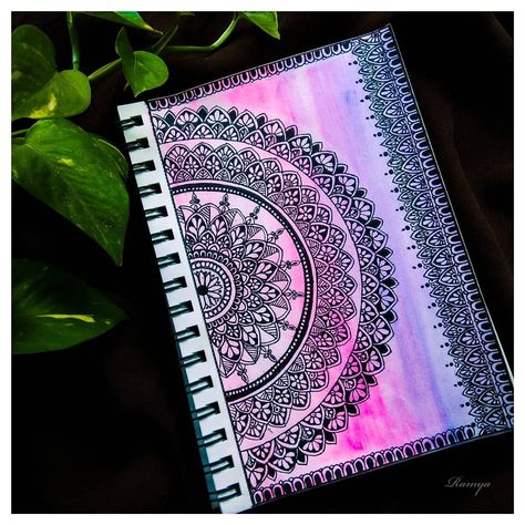 Watercolour Mandala, Colorful Mandala Art, Colour Mandala, Colourful Rangoli, Mandala Sketch, Watercolor Mandala, Easy Mandala Drawing, Buddha Art Painting, Mandala Art Therapy