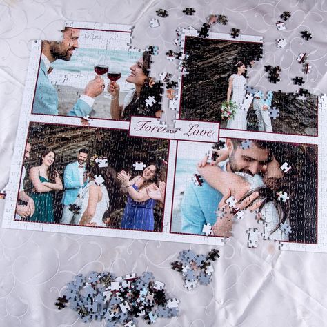 Create Your Own Puzzle, Picture Puzzle, Puzzle Photo, Great Anniversary Gifts, Finishing School, Custom Puzzle, Picture Puzzles, Puzzles Gifts, Cadeau Couple