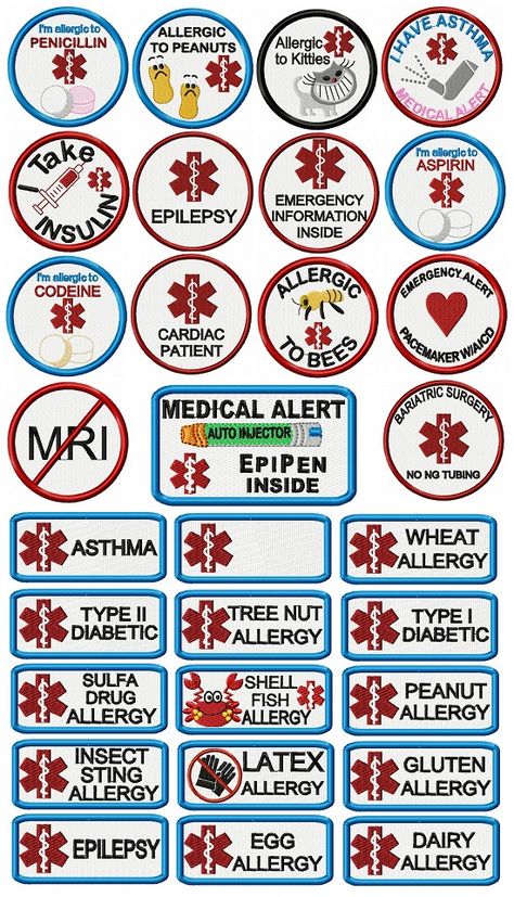 Medical Alert Tattoo, Dogs Tattoo Ideas, Dogs Tattoo, Service Dog Patches, Medical Tattoo, Service Dogs Gear, Allergy Asthma, Medical Design, Medical Alert