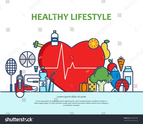 Healthy Living Drawing, Posters About Health, Heart Health Poster Ideas, Health For All Poster Making, Health Campaign Poster Design, Healthy Lifestyle Poster Drawing, Poster About Healthy Lifestyle, Healthy Lifestyle Drawing, Consumer Health Poster