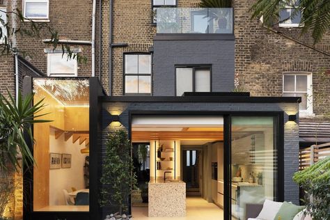 House for a Gardener / Amos Goldreich Architecture Victorian Extension, Terrace Extension, Mid Terrace House, Oak Cladding, Glass Extension, Modern Extension, Internal Courtyard, House Extension Design, Rear Extension