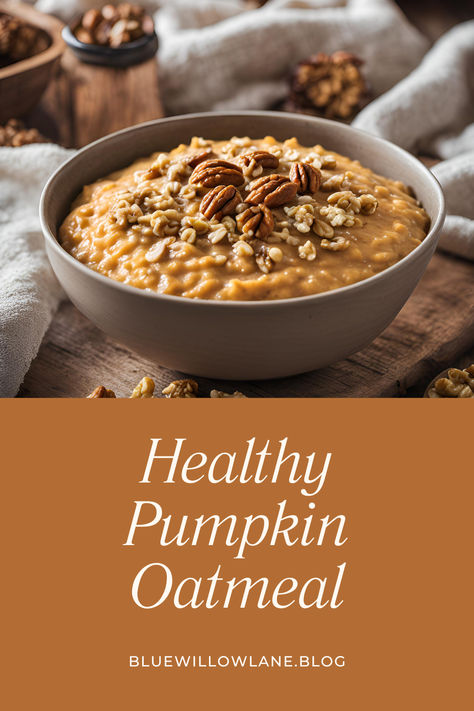 Warm up your mornings with this delicious and nutritious pumpkin oatmeal! Made with rolled oats, creamy pumpkin puree, and a sprinkle of spices, this easy recipe is perfect for busy fall mornings.  Embrace the flavors of autumn and start your day right with this cozy breakfast! 
#fallrecipe #fallfood #fallbreakfast #pumpkinfood #pumpkinoatmeal Oatmeal For Diabetics, Cozy Fall Morning, Pumpkin Spice Oatmeal, Old Fashioned Oatmeal, Cozy Breakfast, Fall Morning, Oatmeal Recipe, Pumpkin Oatmeal, Fall Breakfast