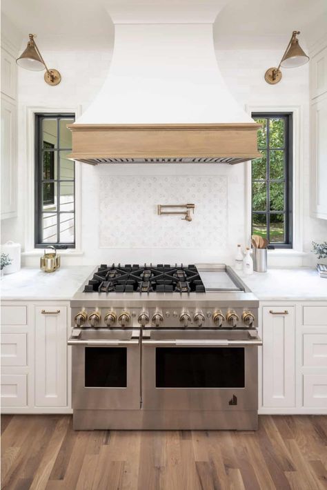 Laundry Craft Rooms, Range Wall, Kitchen Hood Design, Oven Hood, Backsplash Designs, Kitchen Hoods, Luxe Interiors, Charlotte North Carolina, Kitchen Redo