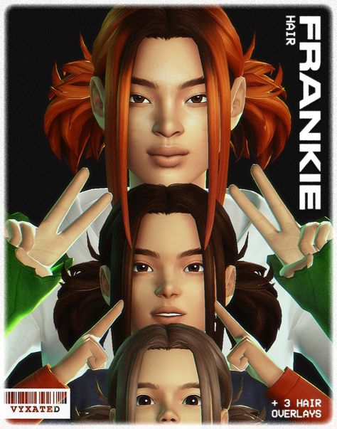 frankie hair | Patreon Overlays Sims 4 Cc, Elder Cc Sims 4, Sims 4 Ponytail Cc, Sims 4 Ponytail, Sims 4 Cc And Mods, Sims 4 Body Hair, Sims Lookbook, Sims 4 Cc Hair, Female Sims