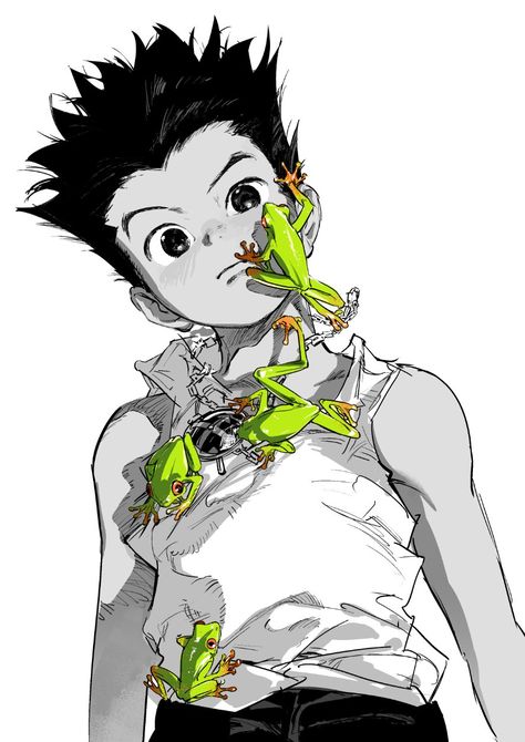 Gon Freecss, Hunter Anime, Human Art, Art Studies, Funky Art, Comic Artist, Hunter X Hunter, Photo 1, Art Reference Poses