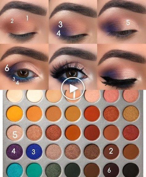 Morphe Jaclyn Hill Palette, Jaclyn Hill Makeup, Jaclyn Hill Eyeshadow Palette, Makeup Morphe, Best Drugstore Makeup, Jaclyn Hill Palette, Makeup Tutorial Eyeshadow, Eye Makeup Pictures, Eye Makeup Steps