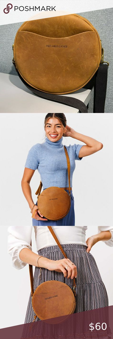 Portland Leather Circle Large Crossbody Bag Large Crossbody Bag, Large Crossbody Bags, Leather Goods, Portland, Leather Handbags, Large Size, Crossbody Bag, Exterior, Handbags