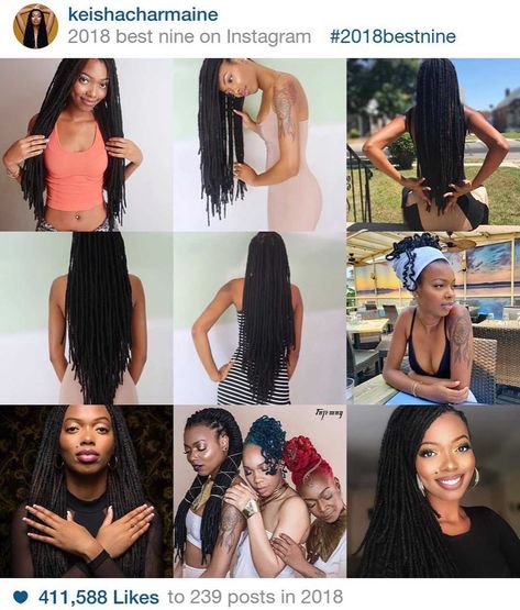 Keisha Charmaine on Instagram: “Thanks for all the love in 2018 💕 I see you guys like length checks 🤔 I’ll definitely continue to show my locs’ growth in 2019 💁🏾‍♀️ #locs” Locs Growth, Locs Aesthetic, Length Check, Show Me, Locs, See You, Checks, On Instagram, Instagram