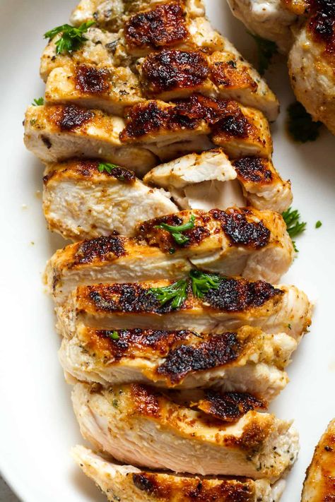 Iron Skillet Chicken Breast, Cast Iron Skillet Chicken Breast, Butterfly Chicken Recipes, Skillet Chicken Breast, Cast Iron Chicken Recipes, Tender Baked Chicken, Iron Skillet Chicken, Boneless Chicken Breast Recipes, Grilled Chicken Breast Recipes