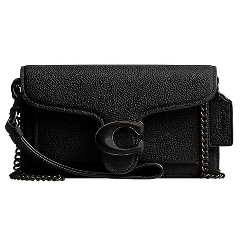 Coach Tabby Black, Coach Tabby, Coach Clutch, Polished Pebble, Black Clutch, Be Real, Mini Handbags, Tote Bag Leather, Coach Shoes