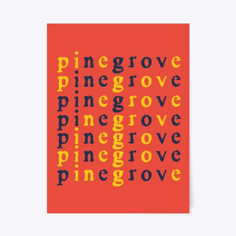 Pinegrove Poster, Artist Trading Cards, Apartment, Music, Quick Saves