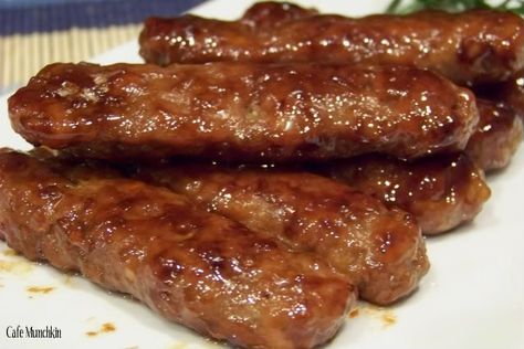 Homemade Skinless Longanisa (Filipino Style Sausage) Filipino Sausage Recipe, Longanisa Recipe, Filipino Sausage, Pork On A Stick, Skinless Longganisa, Super Breakfast, Food Filipino, Sausage Making Recipes, Philippine Cuisine