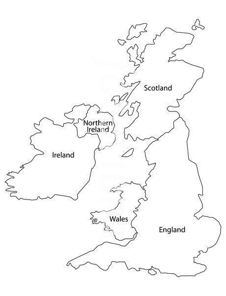 Map Of England Printable, Uk Outline, London Journal, British Isles Map, Map Of Great Britain, Uk Map, United Kingdom Map, Map Of Britain, Geography Activities