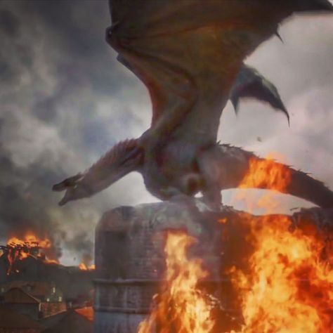 Image may contain: fire and night House Of The Dragon Sunfyre, Game If Throne Dragon, Got Drogon Gif, Dragon Gif Game Of Thrones, Night Tattoo, Drogon Burning Kings Landing, A Dance With Dragons, Got Dragons, Targaryen Aesthetic