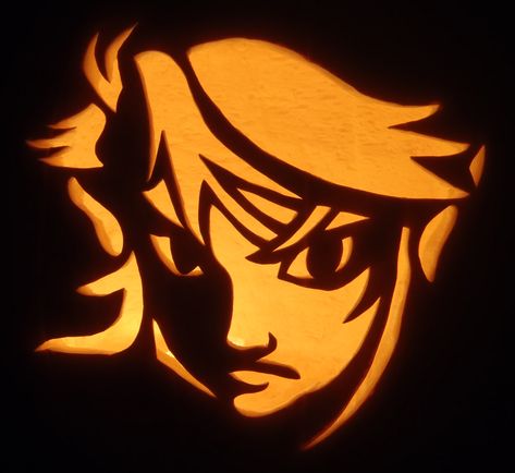 The Legend of Link by johwee.deviantart.com on @deviantART Zelda Pumpkin, Jack O Lantern Templates, Awesome Pumpkin Carvings, Lantern Template, Carving Templates, Jack Lantern, Pumkin Carving, Halloween Pumpkin Carving Stencils, Pumpkin Drawing