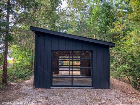 Metal Shop Building, Metal Building Designs, Carport Sheds, Garage Guest House, Garage Addition, Garage Exterior, Modern Shed, Garage Studio, Carport Garage