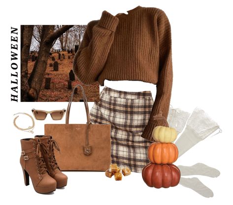 This is halloween Outfit | ShopLook Fall Halloween Outfits, Halloween Aesthetic Outfits, Pumpkin Patch Outfits, Preppy Christmas Outfit, Pumpkin Vampire, Storm Fashion, Breakfast Outfit, Fall Photo Shoot Outfits, Girls Night Outfit