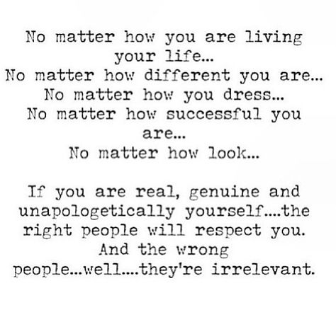 Never apologize for being yourself. Be True To Yourself Quotes, Respect Yourself, Quotes Thoughts, Be True To Yourself, Just Saying, Powerful Words, Quotes Words, Note To Self, Be Yourself Quotes