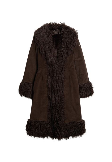 PRICES MAY VARY. 98% Cotton, 2% Elastane Hand Wash Only Do not wash Dark Brown Cord Faux Fur Afghan The luxurious staple that left an indelible mark in fashion history, the Faux Fur Lined Longline Afghan Coat. The authentic classic will ensure you the best comfort and warmth all through the season. Inspired by bohemian fashion, the statement piece is the perfect companion to your vintage aesthetic. Turning heads and staying in style, this coat is your new obsession.Slim fit – designed to fit clo Brown Fur Coat, Afghan Coat, Black Fur Coat, Superdry Women, New Obsession, 2000s Fashion Outfits, Brown Coat, Black Faux Fur, Bohemian Fashion