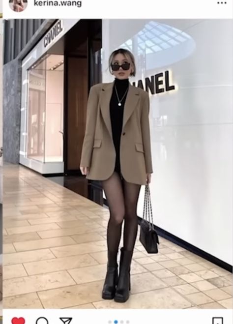 Kerina Wang, Fall Chic Outfits, March Outfits, Blazer Outfits Casual, Jacket Outfit Women, Elegant Outfit Classy, Japan Outfit, Europe Outfits, Winter Fashion Outfits Casual