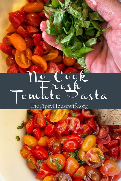 Extra Tomatoes, Pasta Sauce With Fresh Tomatoes, Oregano Recipes, Tomato Basil Pasta Sauce, Roasted Tomato Pasta, Summer Pasta Recipes, Fresh Tomato Pasta, Vegetable Pasta Salads, Tomato Pasta Recipe