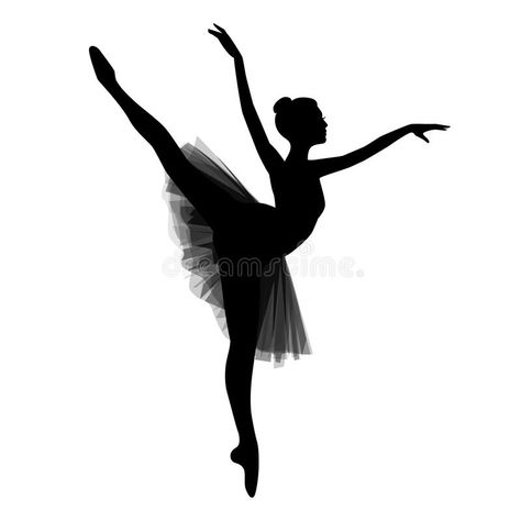 Ballerina On White Background Stock Vector - Illustration of graceful, lady: 102649141 Ballerina Sketch, Ballet Silhouette, Dance Background, Ballet Painting, Ballerina Silhouette, Dancer Silhouette, Art Ballet, Ballerina Painting, Ballet Posters