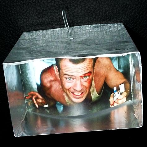 Imgur: The most awesome images on the Internet. Die Hard Ornament, Yule Ornaments, Die Hard Christmas, Christmas Ornament Diy, Christmas Cabin, Ornament Party, Muppet Christmas Carol, Funny Christmas Ornaments, Christmas Films