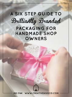 A Six Step Guide to Brilliantly Branded Packaging For Handmade Shop Owners Starting An Etsy Business, Etsy Packaging, Diy Space, Packaging Diy, Pretty Packaging, Brand Label, Branded Packaging, Graphic Design Resources, Brand Board