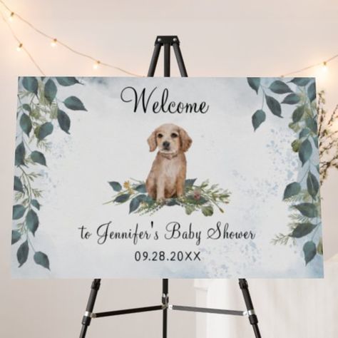 Puppy Dog Baby Shower Ideas, Golden Retriever Baby Shower Theme, Puppy Themed Baby Shower Ideas, Dog Theme Baby Shower Ideas, Dog Themed Baby Shower Ideas, Puppy Shower Ideas, Puppy Baby Shower Theme, Dog Baby Shower Theme, Puppy Nursery Theme