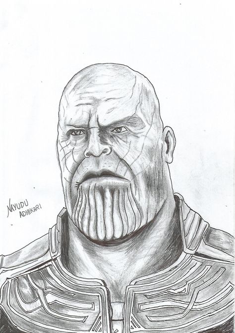 Thanos Sketch Pencil, How To Draw Thanos, Thanos Drawing Sketches, Thor Drawing Pencil, Marvel Art Drawings Pencil, Thor Drawing Sketches, Marvel Art Drawings Sketch, Gauntlet Drawing, Thanos Drawing