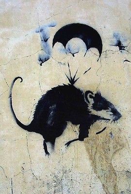 Parachute Rat, Banksy Asphalt Art, Banksy Rat, Banksy Artwork, Stencil Graffiti, Street Art Banksy, Banksy Graffiti, Banksy Art, Urban Graffiti, Research Tools