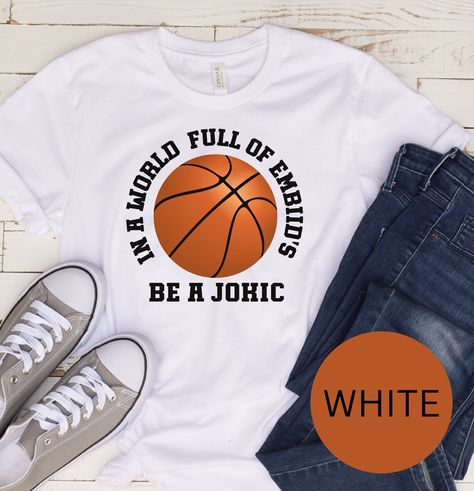 Nikola Jokic Shirt Basketball Shirt Classic 90s Graphic Tee - Etsy Funny Basketball Shirts, Basketball Fan Shirts, Coach Basketball, Gift For Coach, Nikola Jokic, Balls Shirt, Basketball Gifts, Basketball Coach, Basketball Fans