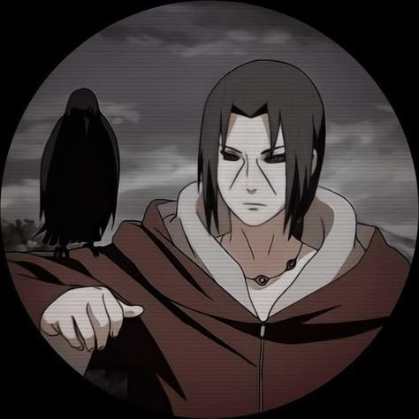 Itachi Uchiha Pfp, Itachi Uchiha, Naruto, Anime, Black