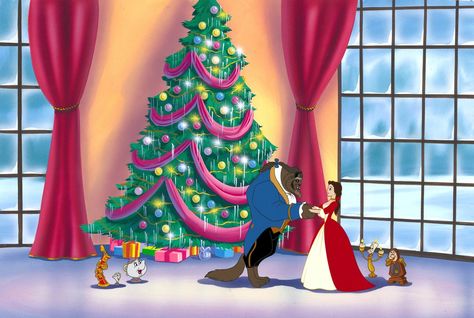 Kids Christmas Movies, Enchanted Christmas, Christmas Watches, The Beauty And The Beast, Disney Princes, Old Disney, Disney Beauty And The Beast, Christmas Makes, Noel Christmas