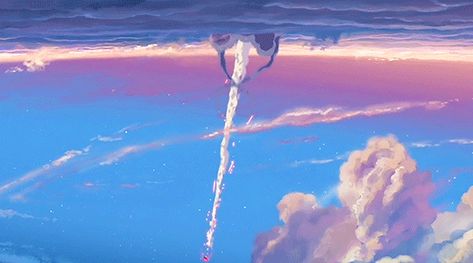 Your Name Banner Gif, Weathering With You Wallpaper Desktop, Your Name Gif Anime, Your Name Gif Wallpaper, Your Name Wallpaper, Your Name Anime, Japanese Animated Movies, Pc Wallpaper, Anime Gifs