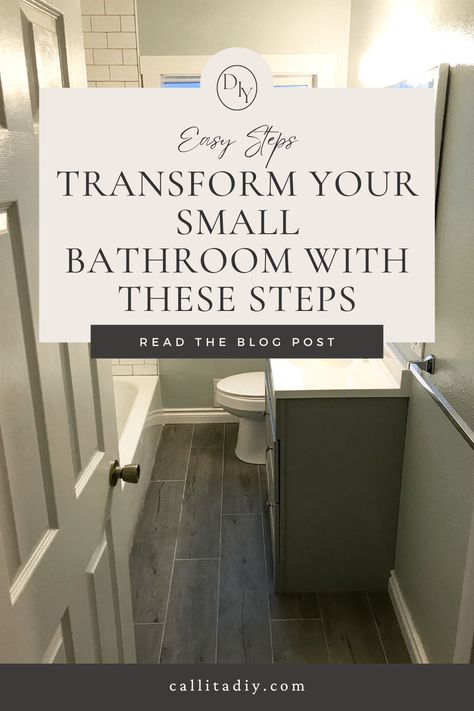 Ready to transform your small bathroom? 🛁✨ Check out our comprehensive guide on bathroom renovation! Discover 7 essential steps to update and modernize your space on a budget. From planning and design to DIY tips and finishing touches, we've got you covered. Perfect for small bathroom makeovers! 🚿🔧

#BathroomRenovation #SmallBathroomMakeover #DIYHomeProjects #BathroomDesign #HomeImprovement #RenovationIdeas #BathroomInspiration #SmallSpaceLiving #DIYRenovation Small Bath Makeover, Terraced House Bathroom, Small Bathroom Budget Makeover, Small Full Bathroom Ideas Minimalist, Modern Rustic Guest Bathroom, Making A Small Bathroom Look Larger, Mini Bathroom Makeover, Bathroom Facelift Budget, Bathroom Remodel No Window