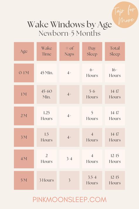 What are wake windows and do they really matter? Knowing your child's ideal wake times can be a great place to start when determining naps and bedtime, but before you get locked in to the idea of set schedules for your baby, it is important to remember to always: Follow baby's lead! So, in today's blog I'll show you not only the general wake windows by age (0 months to 3 Years), but how to know when your baby is ready for sleep and how to adjust their wake times to meet their sleep needs. Wake Times By Age, 1 Month Old Wake Window, Infant Wake Windows, 2 Month Old Wake Windows, Wake Window Activities By Age, Wake Windows 5 Months, 3 Month Old Wake Window, 4 Month Old Wake Windows, 6 Month Wake Window