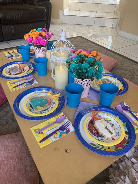 Encanto Centerpiece Ideas, Kids Party Table, Kids Party Tables, Centerpiece Ideas, Monsters Inc, 6th Birthday, Girl Party, Party Table, 5th Birthday