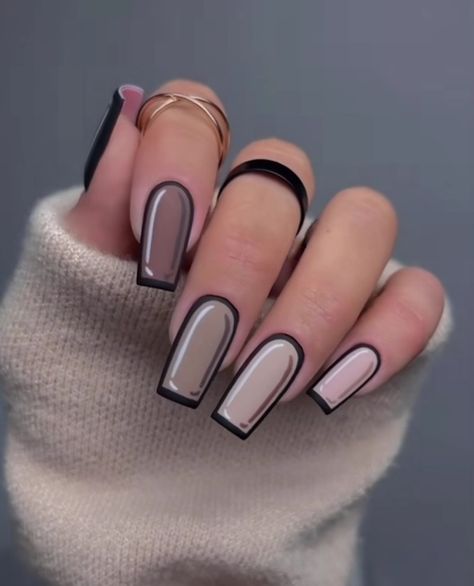 Beige Cartoon, Pop Art Nails, Style Nails, Punk Nails, Beige Nails, Simple Gel Nails, Her Nails, Acrylic Nails Coffin Short, Acrylic Designs