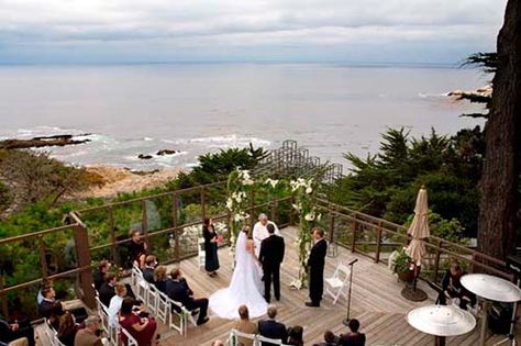 Carmel-by-the-sea. - I'm told this is a "must see" if not "the place" for our dreams to unwind. Hotel Elopement, Highlands Wedding, Multi Level Deck, Monterey Peninsula, Highland Wedding, Carmel California, Carmel By The Sea, Inn Wedding, Wedding Officiant