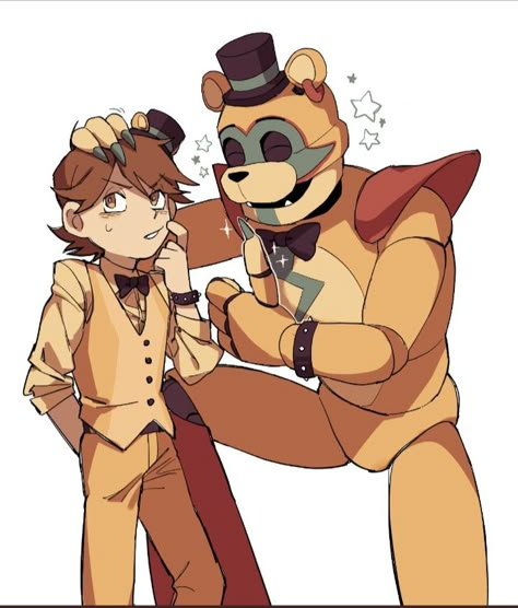 Gregory And Freddy, Glamrock Freddy, Fnaf Freddy, Animatronic Fnaf, Fnaf Movie, Fnaf Comics, Fnaf Memes, Fnaf Funny, Fnaf Characters