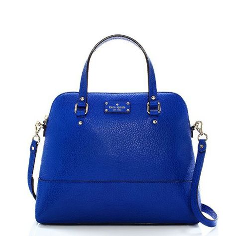 Kate Spade Arm Weights, Fashionable Purses, Perfect Closet, Handbag Heaven, Best Handbags, Kate Spade Purse, Klein Blue, Purse Accessories, Kate Spade Handbags