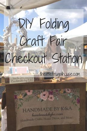 Woodworking Craft Fair Booth, Vendor Show Checkout Station, Vendor Tshirt Display, Portable Check Out Stand, Arch Pegboard Display, Craft Show Booth Display Ideas For Signs, Diy Business Sign For Craft Show, Craft Booth Signage, Crate Checkout Stand