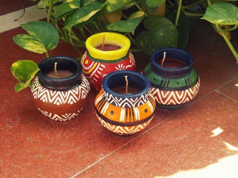 1000+ images about matki on Pinterest | Terracotta, Indian home ... Painting Flower Pots Ideas, Matki Decoration Ideas, Matki Decoration, Flower Pots Ideas, Painting Flower Pots, Decoration Ideas For Wedding, Ideas For Wedding Ceremony, Pots Ideas, Flower Pot Art