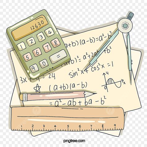 Mathematics Images, Math Comics, Note Png, Math Clipart, Math Design, Essay Writing Skills, Math Coloring, Notes Design, School Stationery