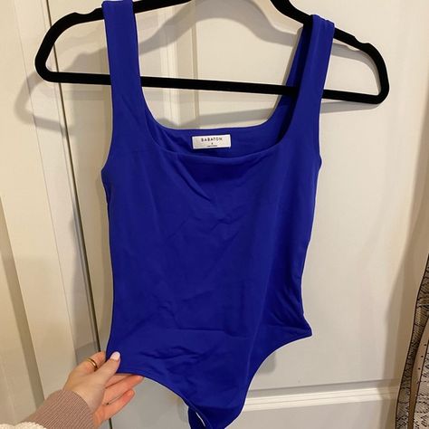 Aritzia Royal Blue Contour Bodysuit Size S Royal Blue Bodysuit Outfit, Blue Bodysuit Outfit, Royal Blue Bodysuit, Contour Bodysuit, Bodysuit Outfit, Blue Bodysuit, Body Suit Outfits, Aritzia Babaton, Body Suit