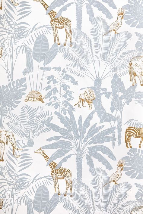 Vintage Animal Prints, Trip Wallpaper, Motif Jungle, Tropical Greenery, Wallpaper Direct, Iphone Background Wallpaper, E Card, Wallpaper Wallpaper, Giraffes