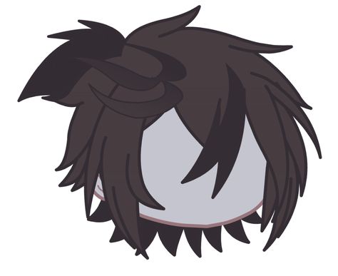 Gacha Hair Reference, Gacha Club Hair Male Fluffy, Gacha Club Black Hair Ideas, Mullet Gacha Club, Gacha Guy Hair, Male Hair Gacha Club, Gacha Hair Male, Gacha Oc Hair Ideas Fluffy, Gacha Boy Hair Ideas